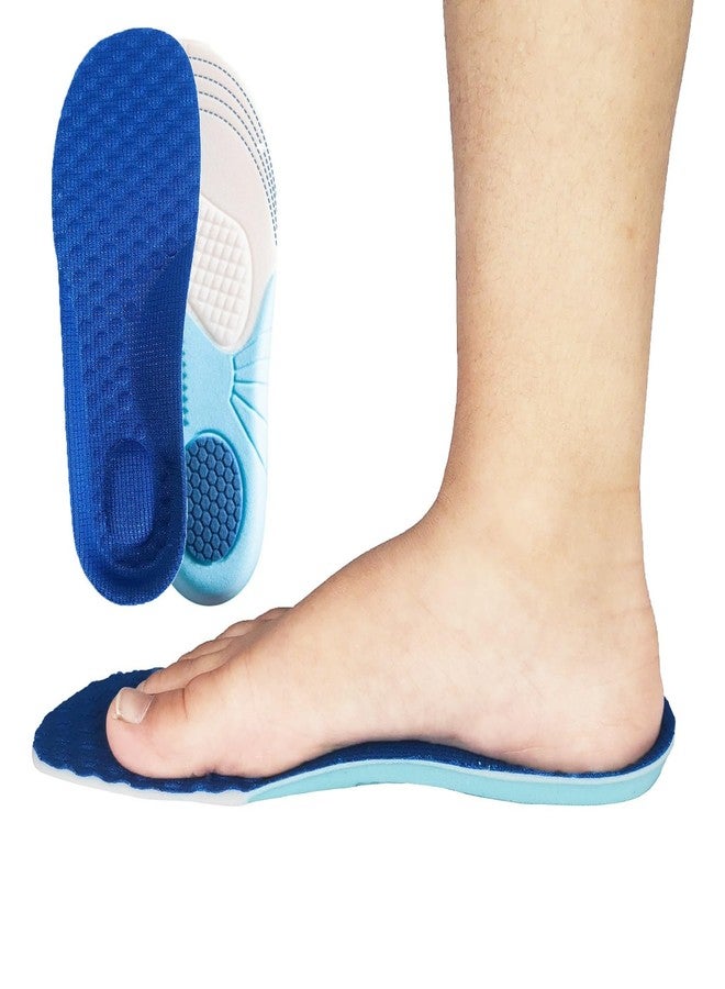 FonsBleaudy Kids Memory Foam Insoles for Arch Support and Comfort Children's Replacement Insoles Inserts (L Big Kids 3-6.5) - Image 2