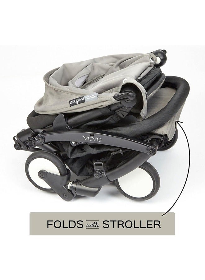 Neutral ROMIRUS Bumper Bar compatible for Babyzen YOYOYOYO+ YOYO2 Baby Stroller Queen Size (PU Leather) - Image 4