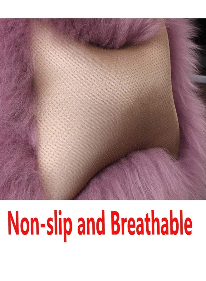 EGBANG Car Seat Neck Rest Pillow Warm Winter Wool Headrest Head Support Car Decor Accessories (Grey) - Image 5