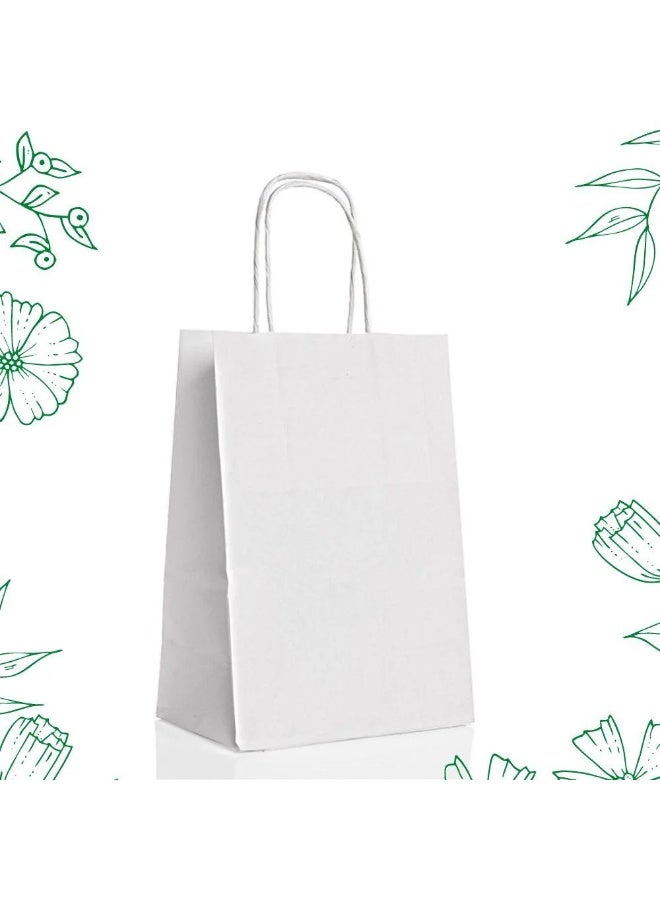 CRAFT BAG SIZE 28X29X16 WHITE FOR SHOOPING GIFT AND PACKAGING (50pcs)