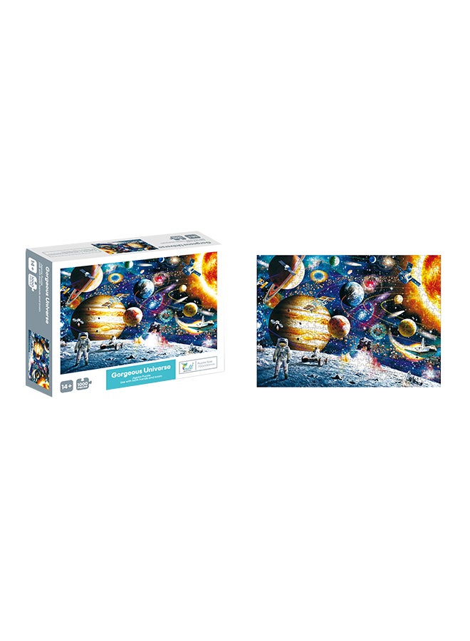 QIHAN 1000-Piece Universe Jigsaw Fun Puzzle Stress Relief Early Education Development Toy Set 700x500mm - Image 3