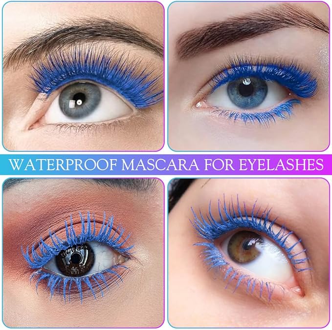 LOPHE Volume Color Black Silk Fiber Eyelash Mascara With Soft Brush No Clumping Smudging or Flaking LongLasting Waterproof Curling Mascara With False Lash Effect - Image 3