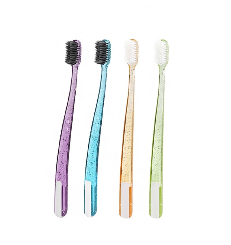 KTRS ENTERPRISE Soft Hair High-end Sam's Toothbrush Cardboard High-end Household Sam's Flat for Adult Set of 4 - Image 1