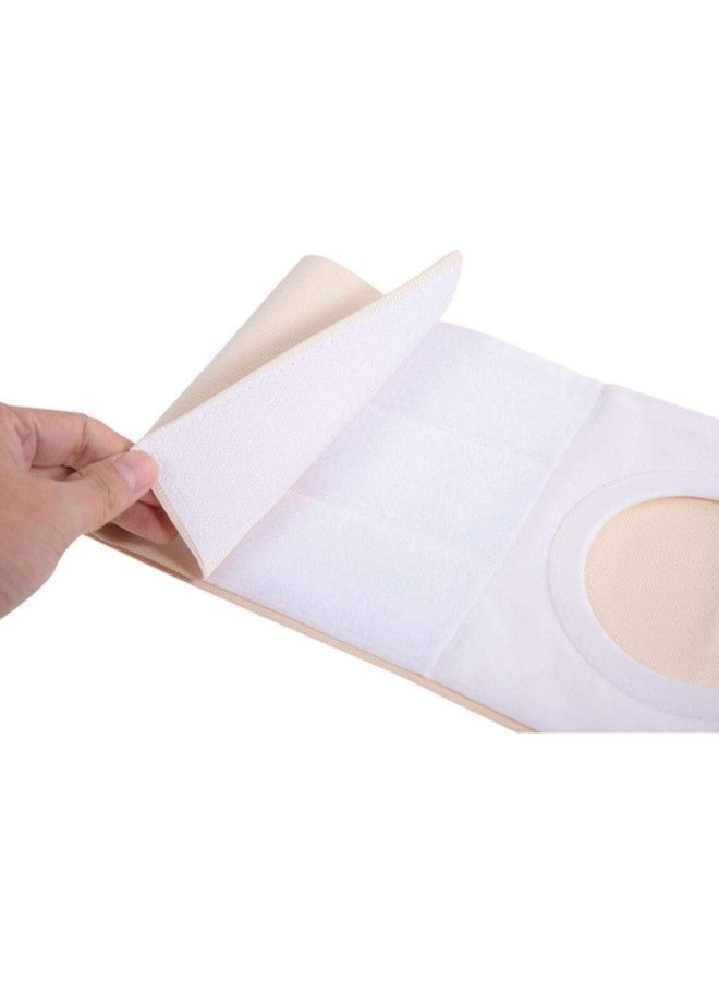 Ostomy Belt, 3 Sizes Adjustable Elastic Breathable Abdomen Ostomy Hernia Support Belt with Magic Pad, Abdominal Stoma Binder Brace Abdomen Band Stoma Support - Men Or Women  - Image 4