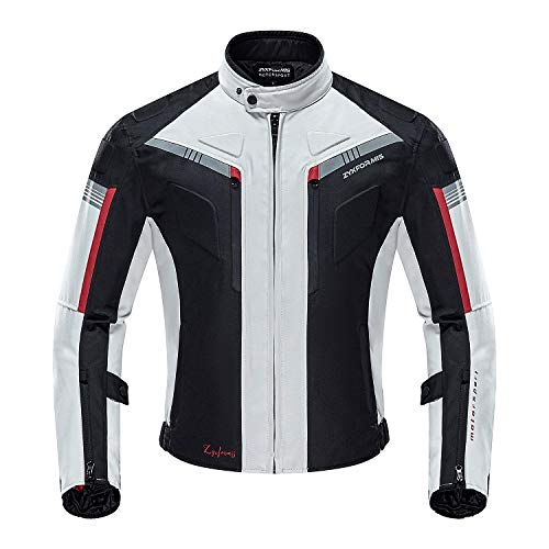 Zyxformis Motorcycle Jacket Motorbike Biker Waterproof Jackets Windproof Full Body Protective Gear Armoured Summer Winter for Men - Image 1