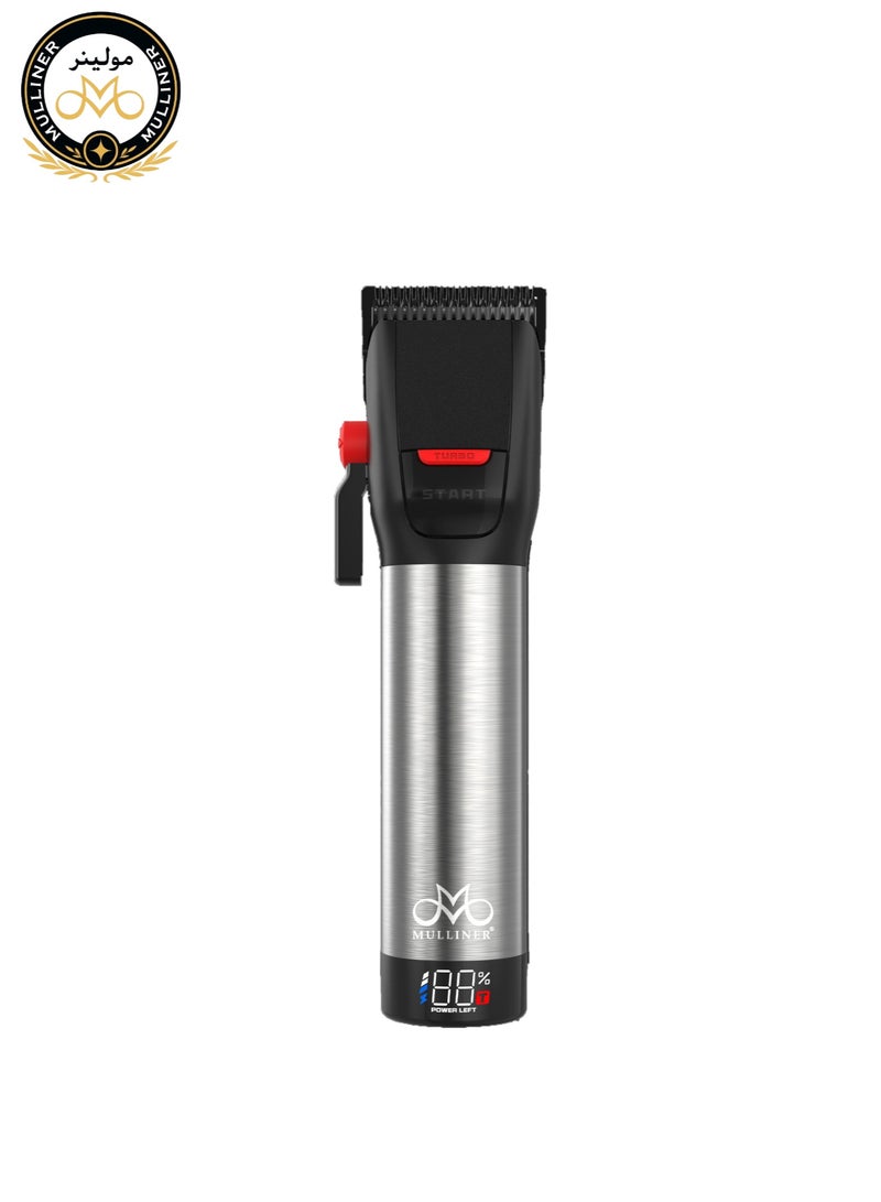 MULLINER S1 Professional Hair Clipper | Turbo Speed, Digital Display, Adjustable 1–19mm, 2000mAh Lithium Battery - Image 1