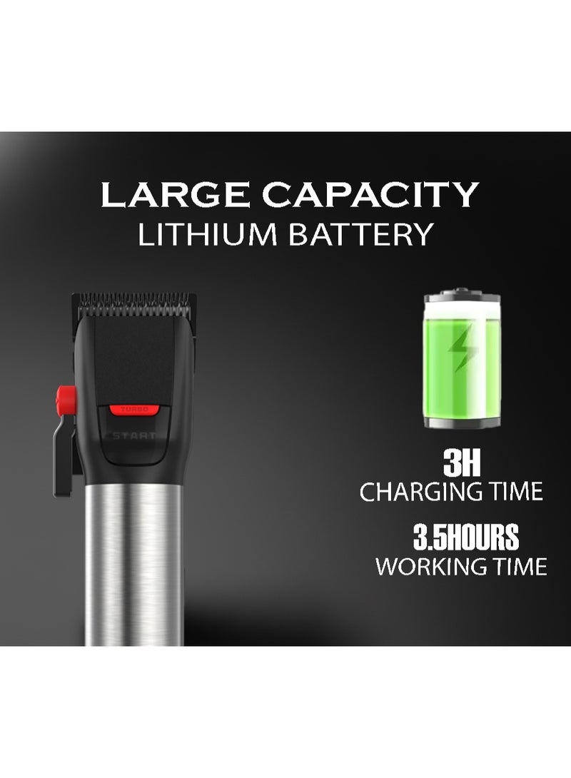 MULLINER S1 Professional Hair Clipper | Turbo Speed, Digital Display, Adjustable 1–19mm, 2000mAh Lithium Battery - Image 5
