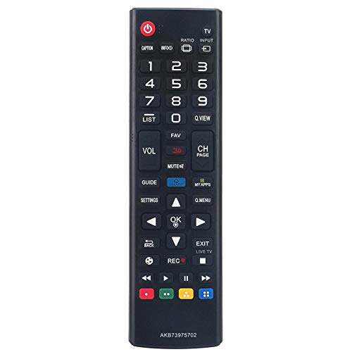 Allimity AKB73975702 Remote Control Replacement for LG TV 42LA6200 47LA6200 50LA6200 55EA8800 55EA9700 55EA9800 55EA9850 55LA6200 55LA7100 55LA9650 55LA9700 60LA6200 65LA9650 65LA9700 AKB74475401 - Image 1