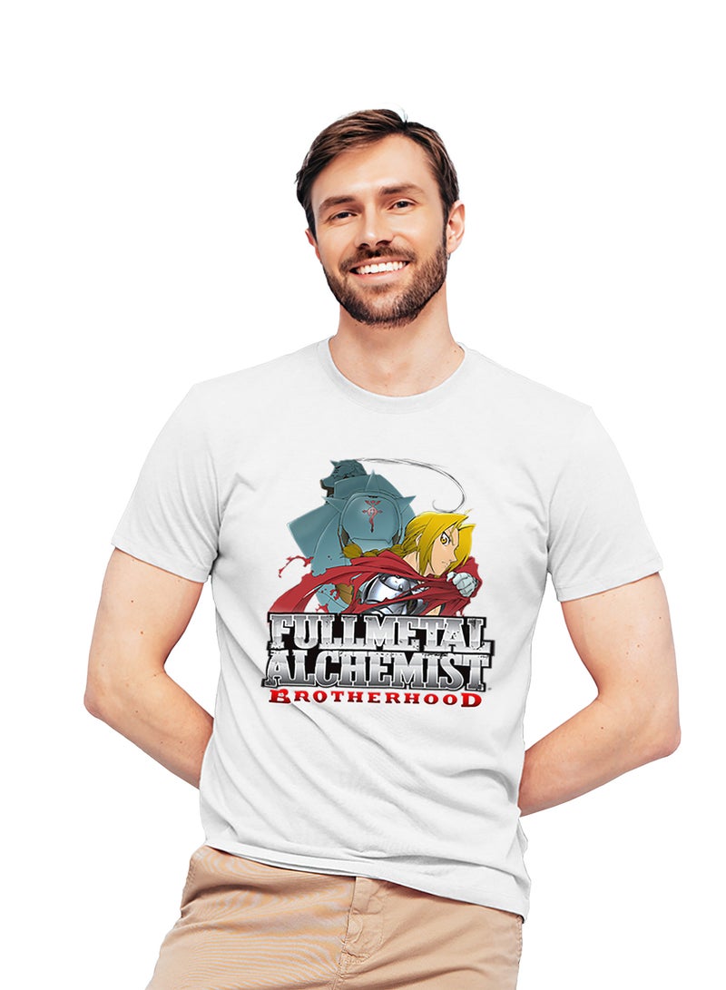 Fashion World Cotton T-shirt Printed with High-quality Anime Fullmetal Alchemist - Image 1