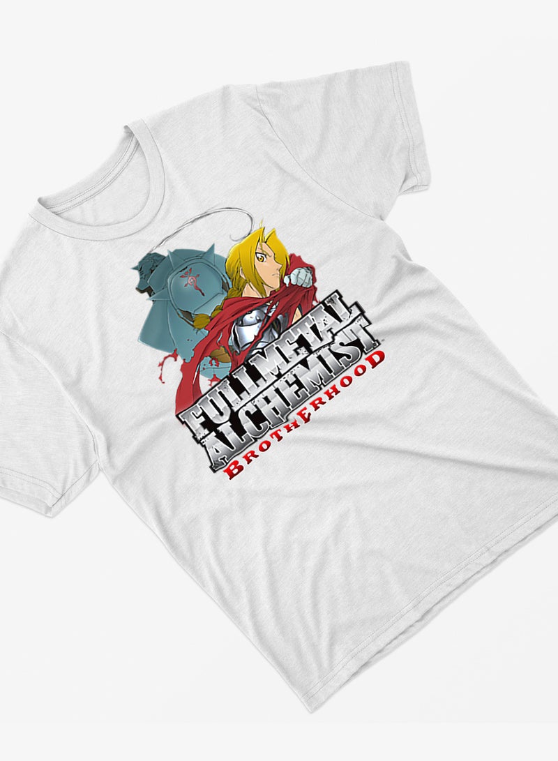 Fashion World Cotton T-shirt Printed with High-quality Anime Fullmetal Alchemist - Image 2