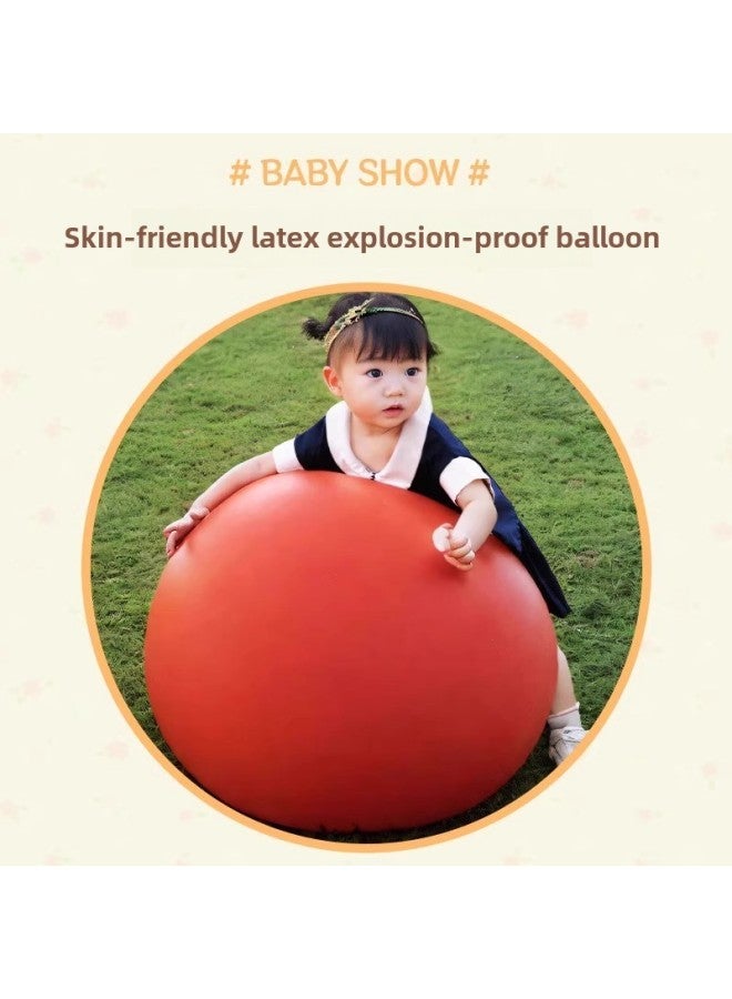 Outdoor Large Balloon Thickened 36 Inch Explosion-proof Children's Park Lawn Latex Oversized Balloon Toy Stall Wholesale-Color:Grand Ball-blue  - Image 3