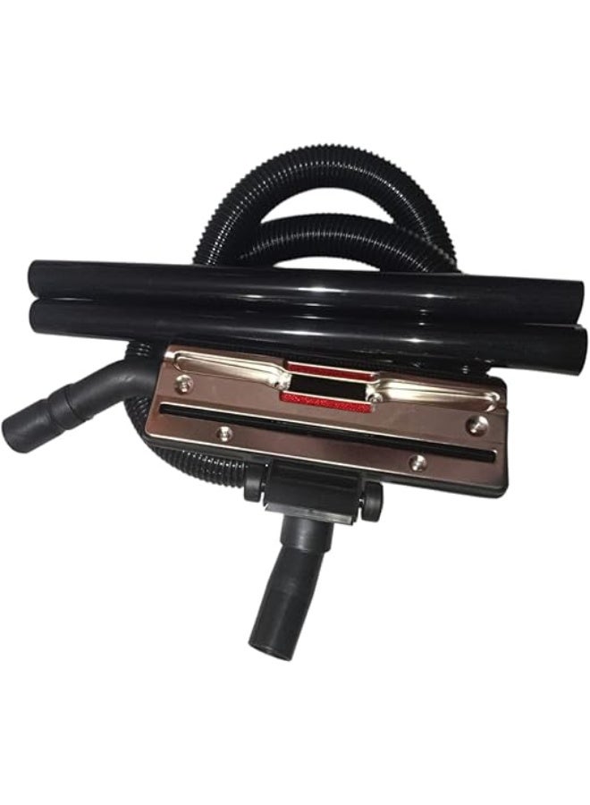 طقم مكنسة مستورد يتكون من ثلاث قطع خرطوم نصف لفه فرشه و ماسوره بلاستيك متوافق مع بعض مكنسة بانوسونيك ونشونال - Image 3