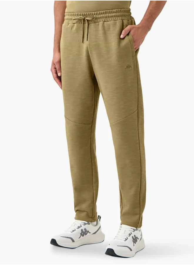 كابا Kappa Embroidered Joggers with Drawstring Closure and Pockets