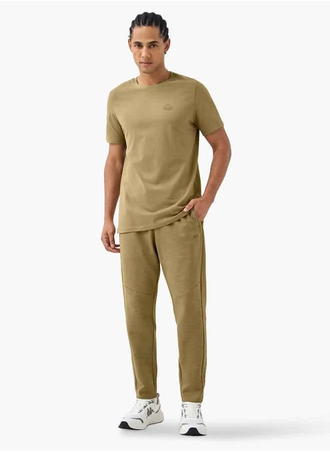 كابا Kappa Embroidered Joggers with Drawstring Closure and Pockets
