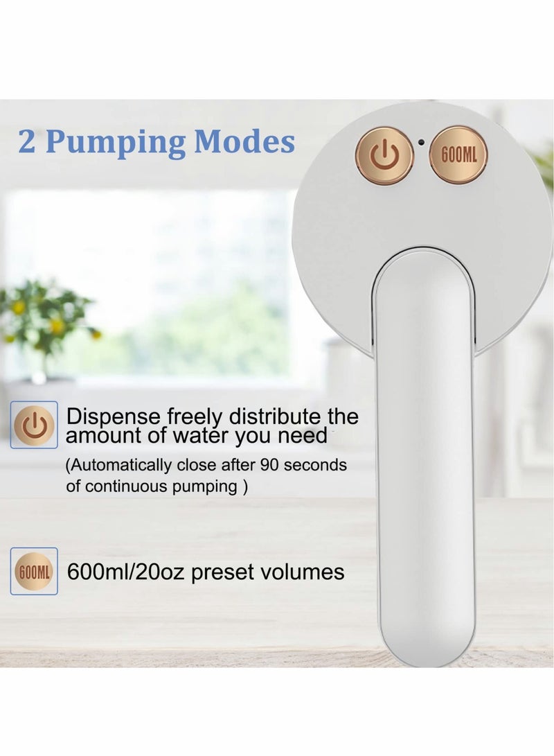 Electric Water Bottle Dispenser USB Charging Automatic Pump for 1-5 Gallon Jugs Ideal for Home Office Camping - Image 4