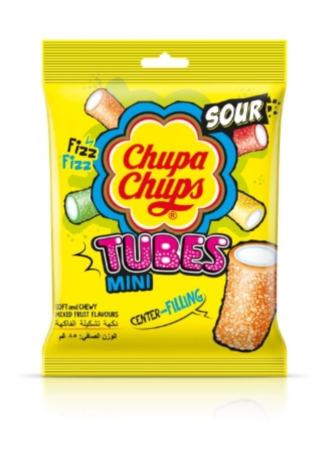 Chupa Chups Sour Mini Tubes Jelly Candy 85.5g - Image 1