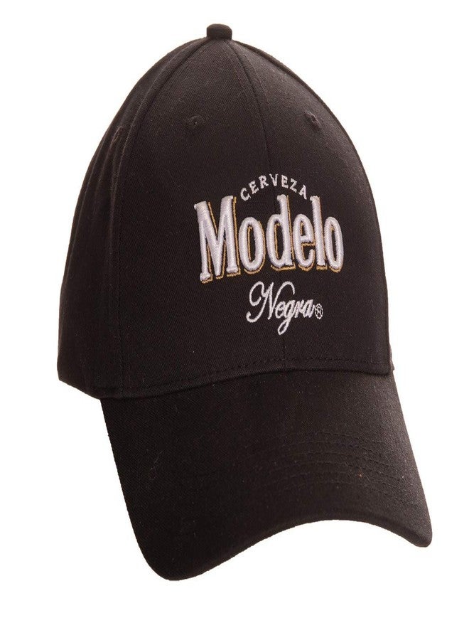 Calhoun Modelo Cerveza Nergra Adjustable Baseball Cap (Black) - Image 1