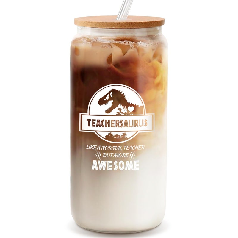 UAREHIBY UAREHIBY Teacher Appreciation Gifts  Gift for WomenThank You GiftBack to School Christmas Gifts18 Oz TEACHERSAURUS 
