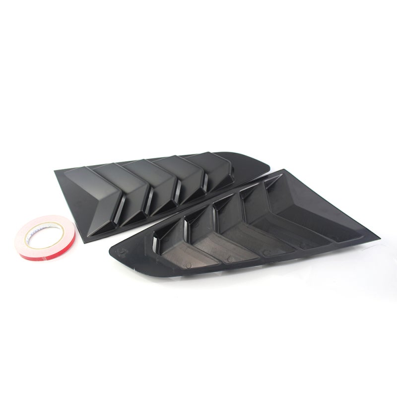Window Louvers: Style 3 Strong Material Direct Replacement - Easy Installation Scoop Cover for Vehicle Upgrade - Image 3