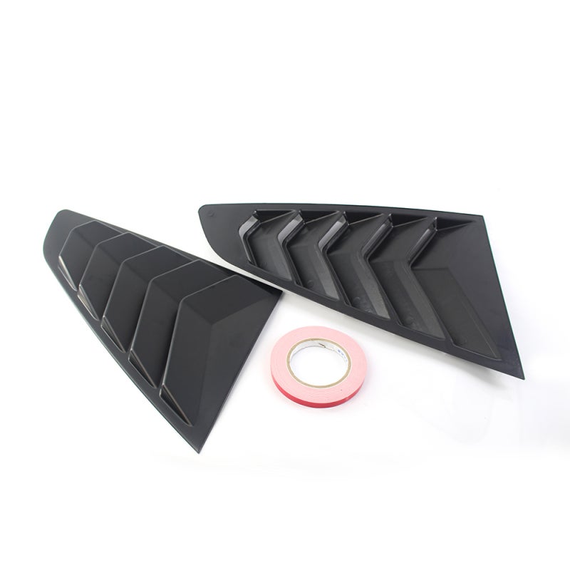 Window Louvers: Style 3 Strong Material Direct Replacement - Easy Installation Scoop Cover for Vehicle Upgrade - Image 5