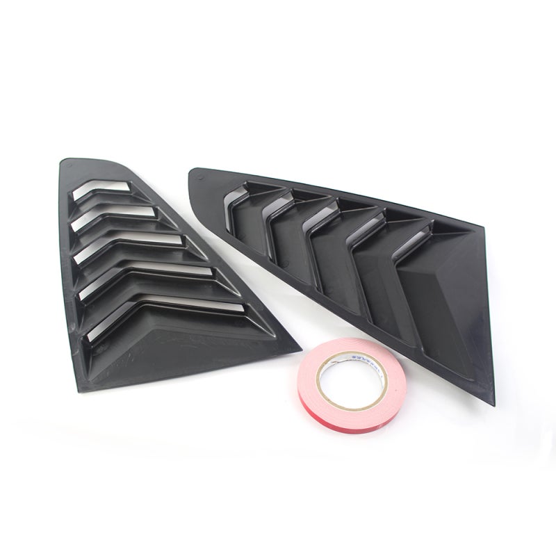 Window Louvers: Style 3 Strong Material Direct Replacement - Easy Installation Scoop Cover for Vehicle Upgrade - Image 4