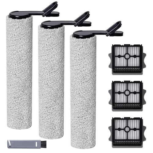 Keluke Roller Brush and Filter Replacement Compatible with Tineco Floor One Stretch S6/ i6 /i5 Stretch /S9 Artist /S7 Stretch Cordless Vacuum Cleaner Replacement Parts - Image 1
