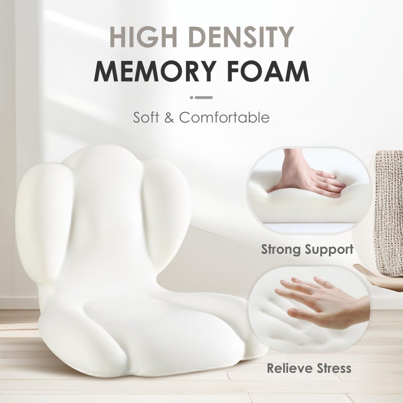 FLORICH Memory Foam Truck Seat Cushion,Car Seat Cushion and Lumbar Support Pillow for Office Chair, Ergonomic Back Support & Sciatica Relief for Long Drives(Green) - Image 5