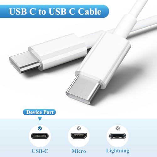 Meliya USB C to USB C Charger Cable [1 PACK], Type-C 60W (3A) Charger Cord Fast Charging for iPhone 16 15 Pro Max/Pro/Plus, iPad Pro/Air, MacBook, Samsung Galaxy S23 Switch etc - Image 2