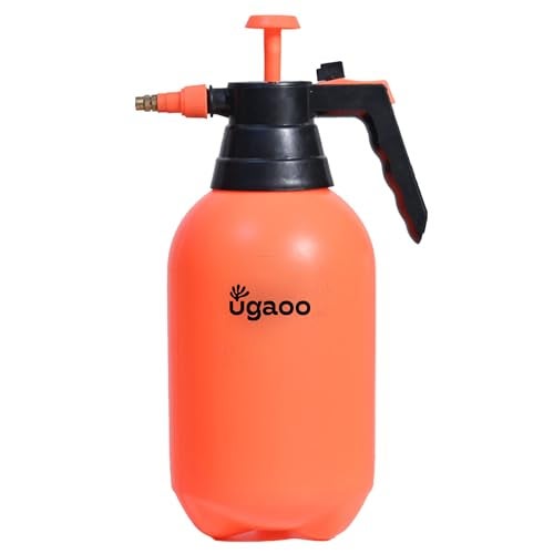 Ugaoo Pressure Spray Pump Bottle Sprayer for Home Garden Plants - 2 Ltr. (Orange) - Image 1