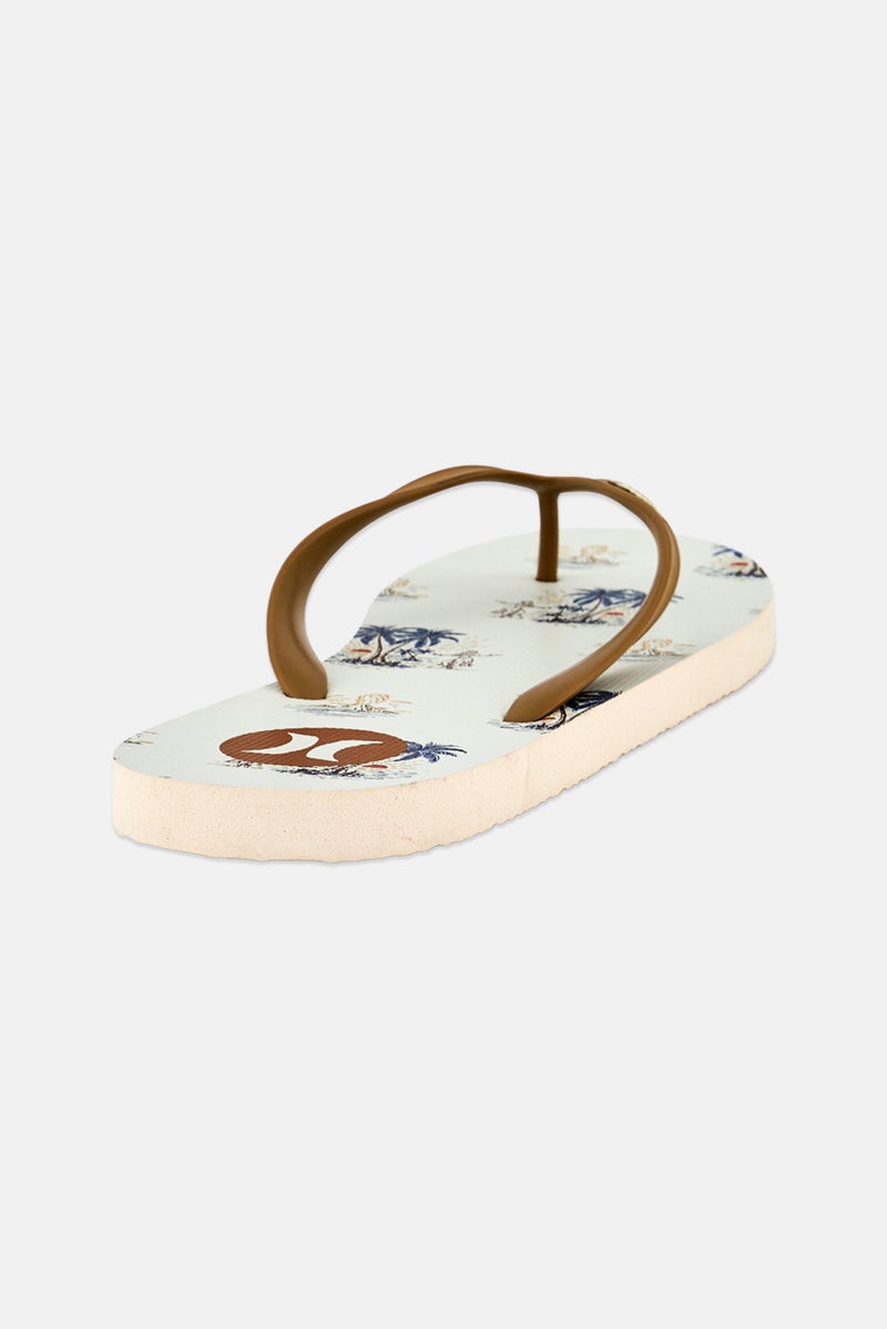Hurley Men Graphic Print Slip On Slippers, Multicolor - Image 3