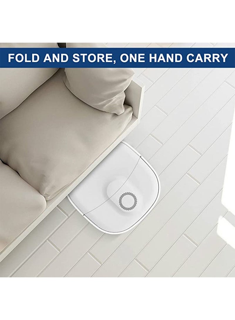 GT-Wheel Foot Bath Bucket Plastic Collapsible Feet Wash Basin Soak Tub - Image 5