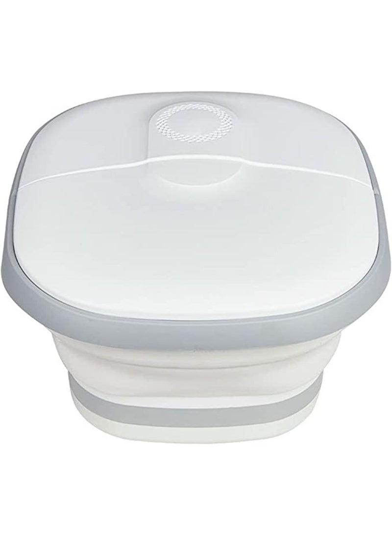 GT-Wheel Foot Bath Bucket Plastic Collapsible Feet Wash Basin Soak Tub - Image 1