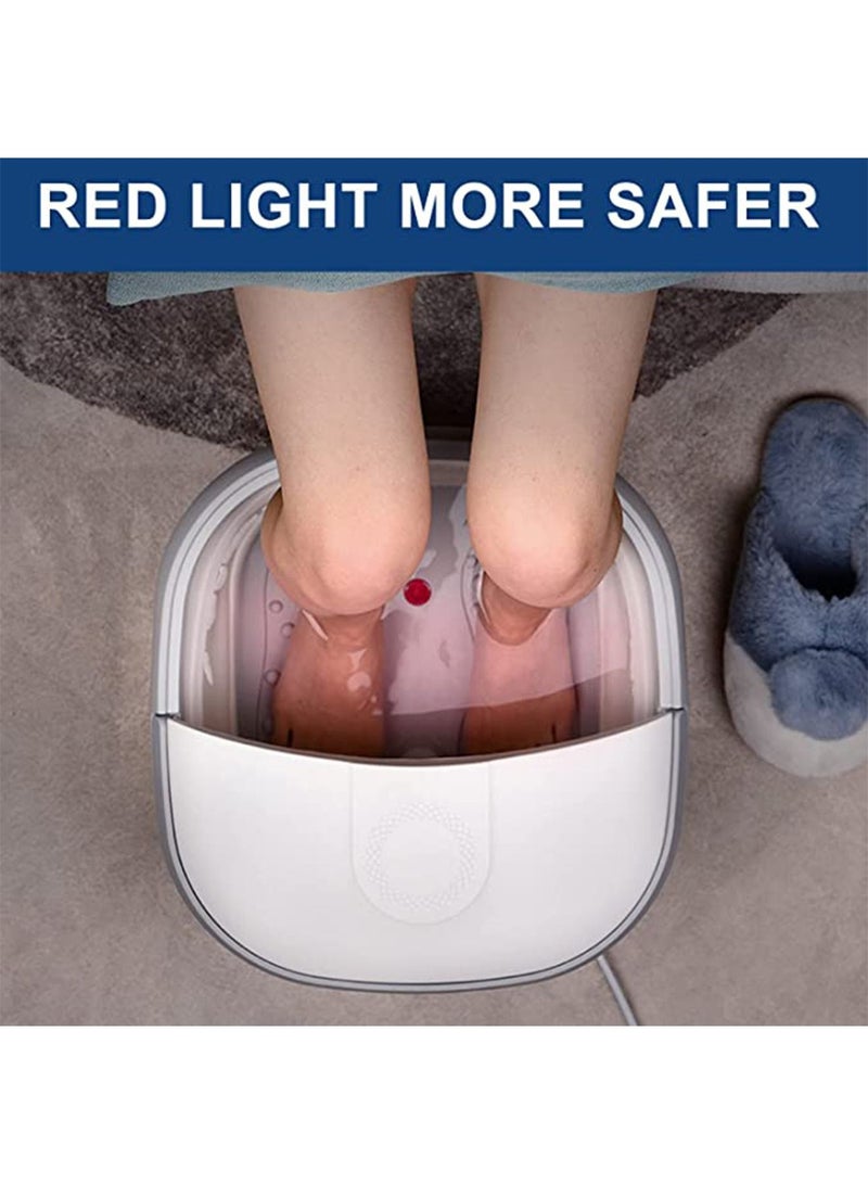 GT-Wheel Foot Bath Bucket Plastic Collapsible Feet Wash Basin Soak Tub - Image 4