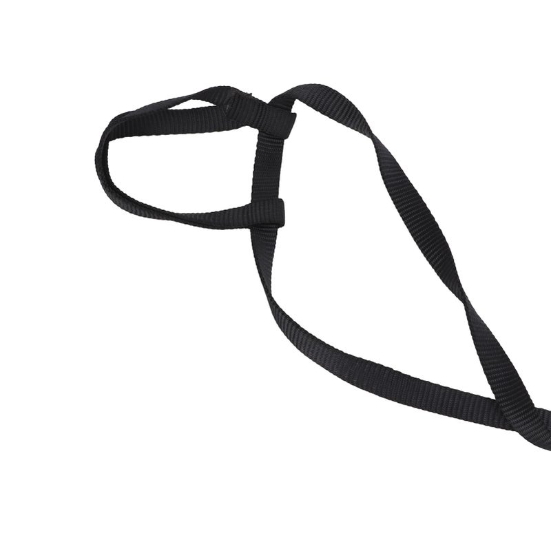 Adjustable Nylon Bird Harness Leash For Cockatiels Outdoor Training With Elastic Rope Metal Buckle Black XL - Image 4