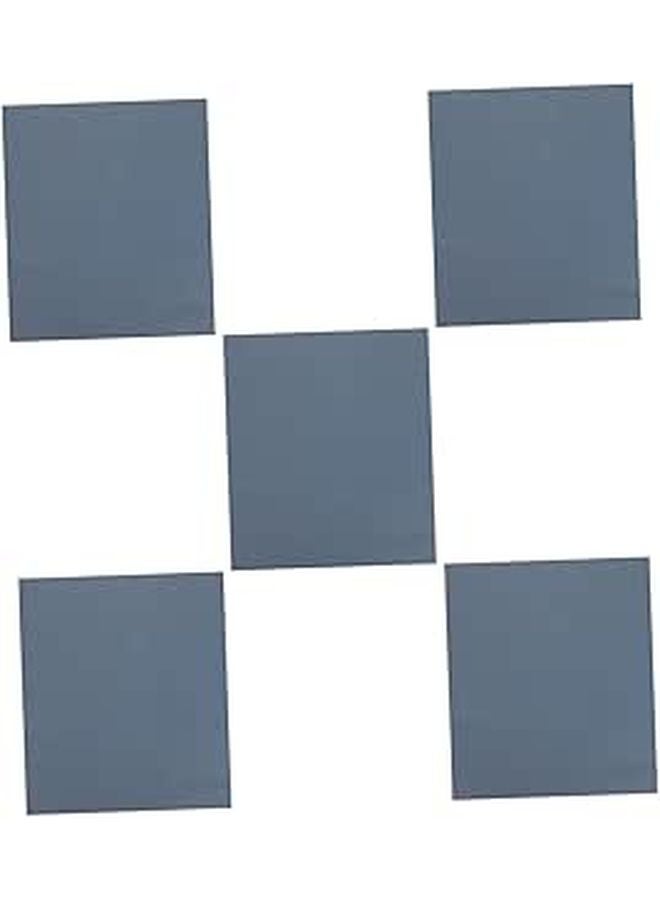 5pcs Replaceable Bird Cage Sandpaper Liners Blue 28x23cm Non Toxic Cage Mat Paper Sheets - Image 1