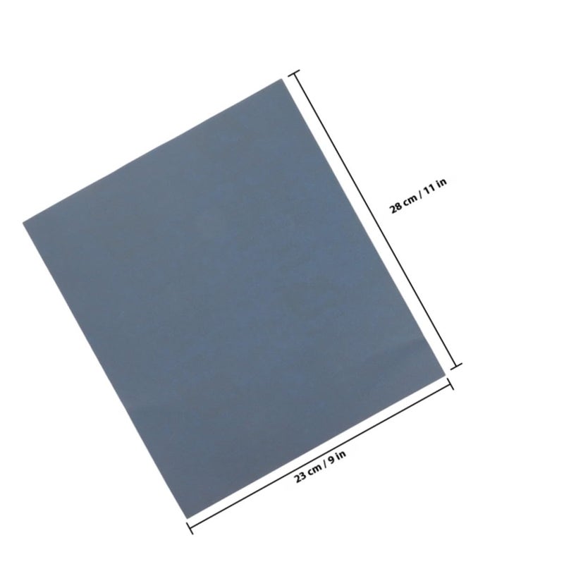 5pcs Replaceable Bird Cage Sandpaper Liners Blue 28x23cm Non Toxic Cage Mat Paper Sheets - Image 3