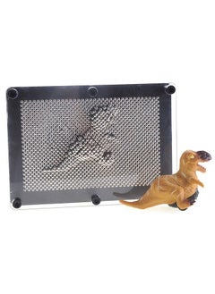 PowerTRC 3D Pin Art Sculpture Pin Impression Toy 7" X 5" Hand Mold ; Novelty Gifts ; Metal  - Image 4