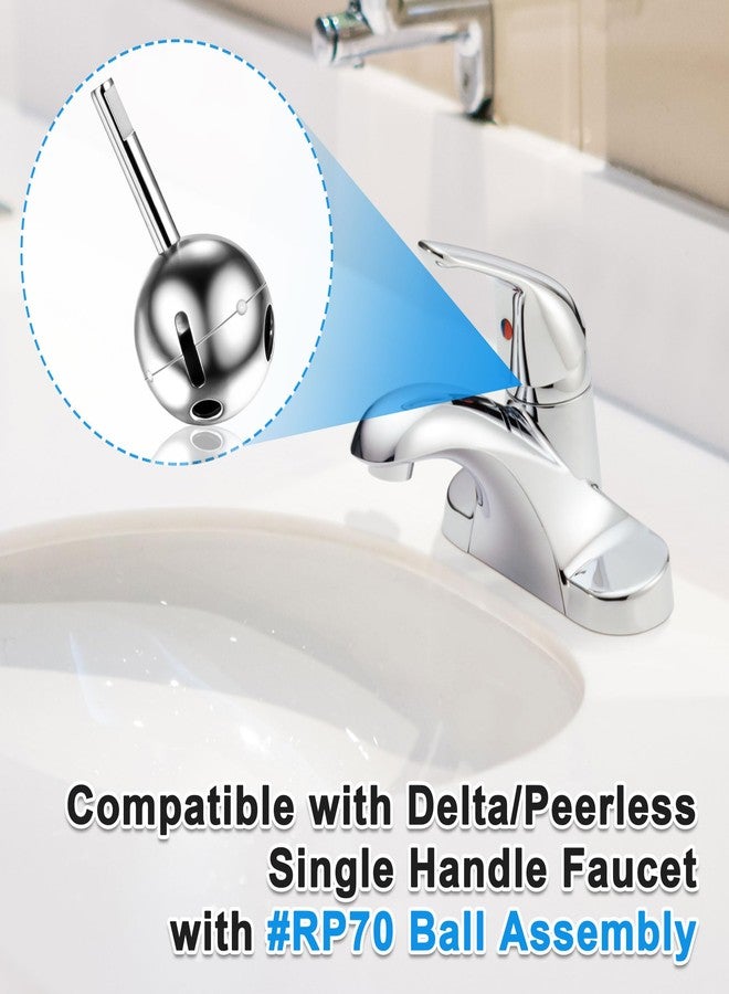Avenuebool Faucet Repair Kit, Compatible with Peerless RP44123, Compatible with Peerless RP41661 and RP42986 Single Handle Faucet, Ball, Seats, Springs, Cam, Cap, Adjusting Ring and Bonnet - Image 5
