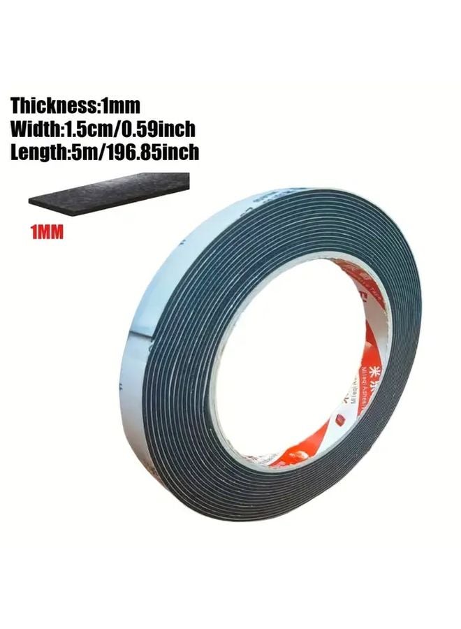 Double Sided EVA Tape 1mm Thick Black Shock Absorbing Anti Vibration Pads - Image 1