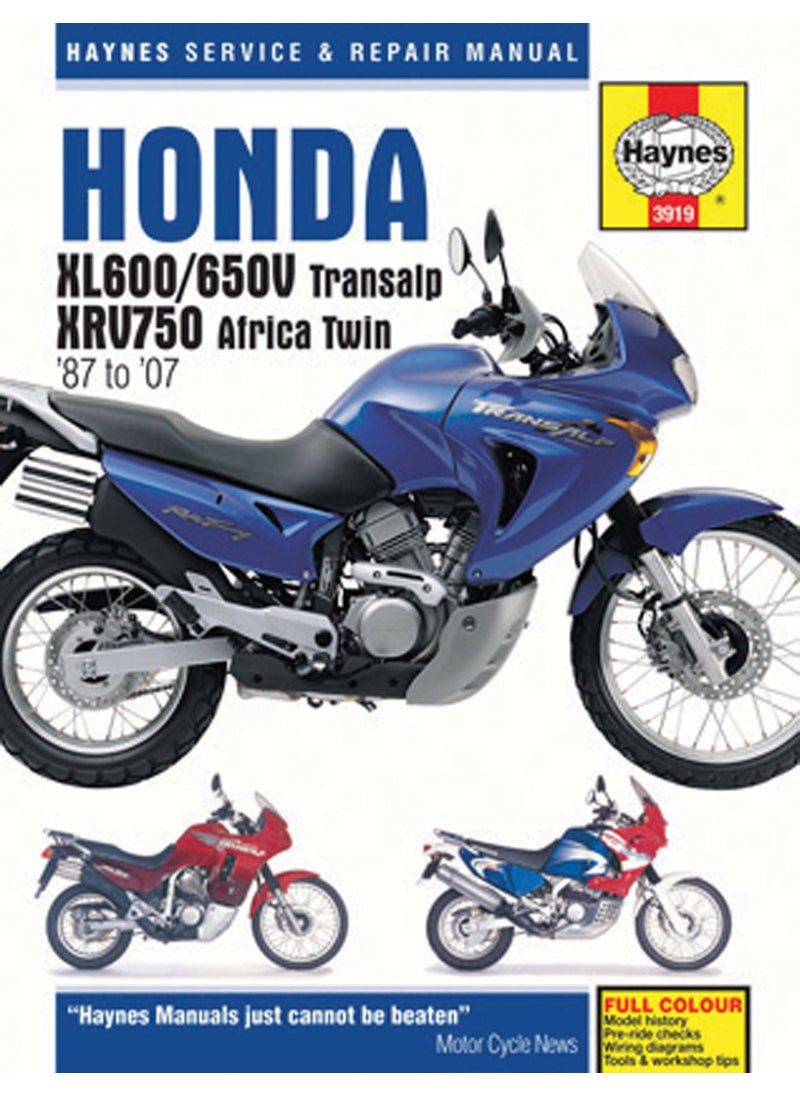 Honda XL600/650V Transalp & XRV750 Africa Twin '87 to '07 