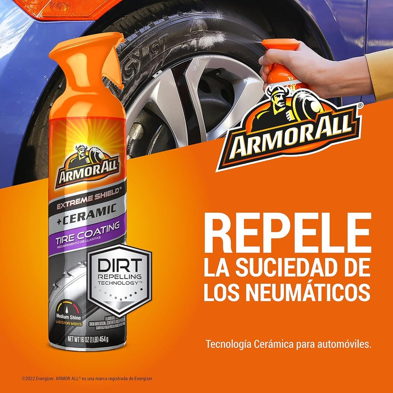 ARMOR ALL منظف وحامي الإطارات السيراميكي Armor All Extreme Shield، 16 أونصة - Image 3