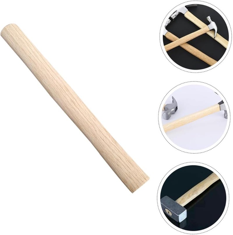 Solid Wood Hammer Handle Replacement Shaft Easy Install Practical Hardwearing - Image 5