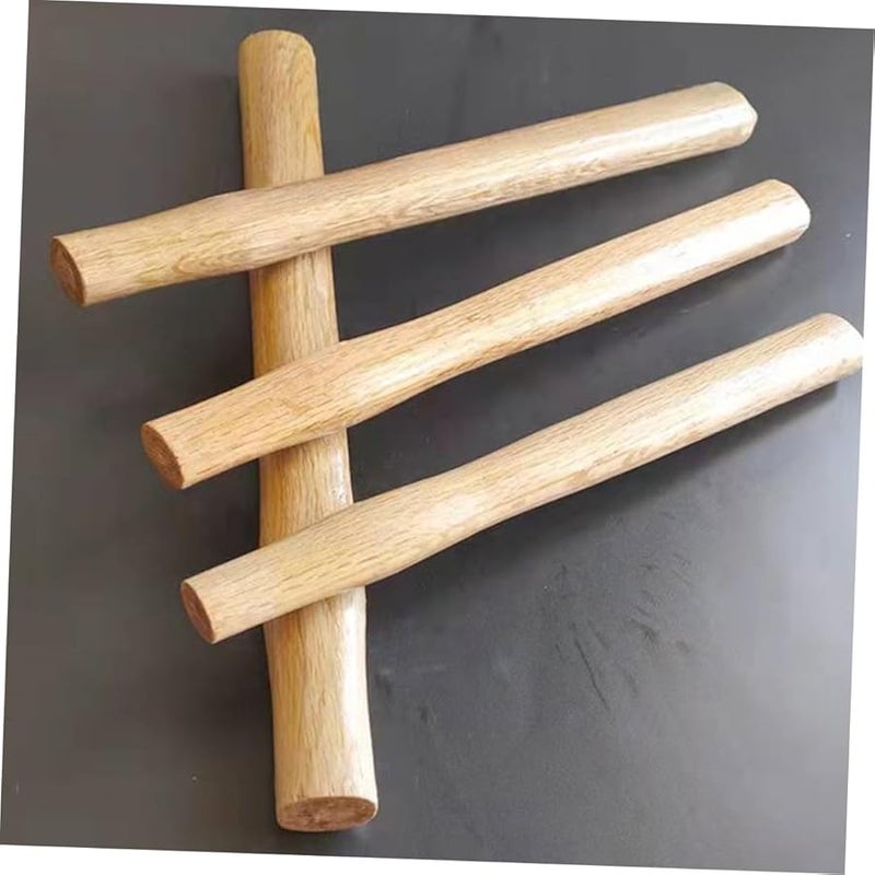 Solid Wood Hammer Handle Replacement Shaft Easy Install Practical Hardwearing - Image 4