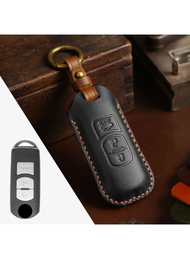 صناعة يدوية جلد حصان مجنون غطاء حماية مفتاح السيارة مناسبة لمازدا CX-5 Atenza CX-30 Axela CX-9car Key Shell Case