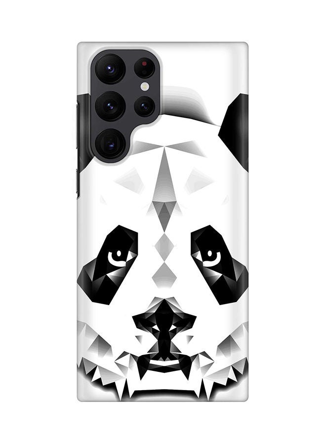 Stylizedd Case for Samsung Galaxy S22 Ultra 5G Snap Case Slim Snap Classic Series Shield Matte Finish Print - Poly Panda - Image 1
