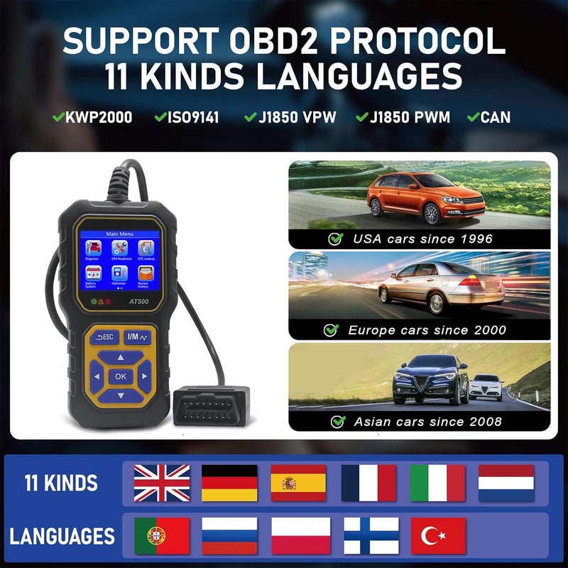 iKiKin أداة تشخيص iKiKin AT500 OBD2 - Image 4