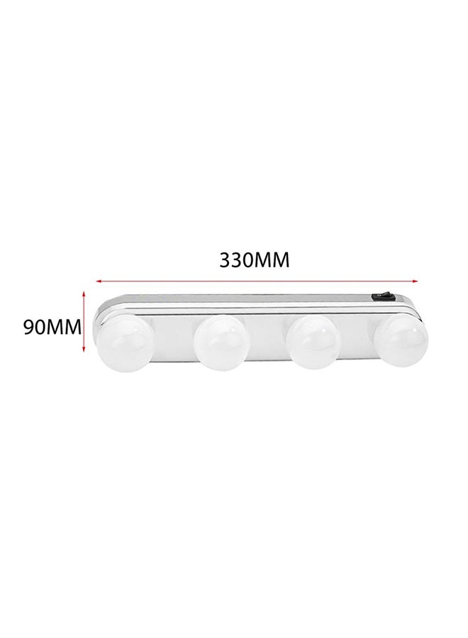 4 LED Vanity Mirror Make Up Light Multicolour 30x3x20cm  - Image 2