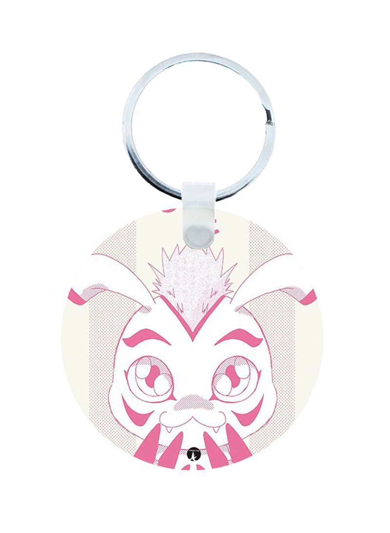 RKN Digimon Wooden Keychain