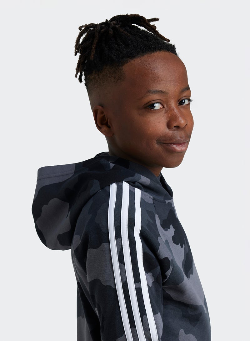 Adidas Youth Big Logo French Terry Hoodie  - Image 4