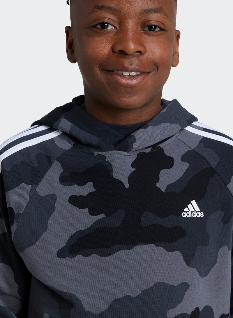 Adidas Youth Big Logo French Terry Hoodie  - Image 3